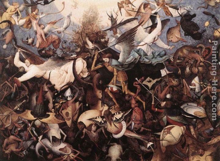 The Fall of the Rebel Angels painting - Pieter the Elder Bruegel The Fall of the Rebel Angels art painting